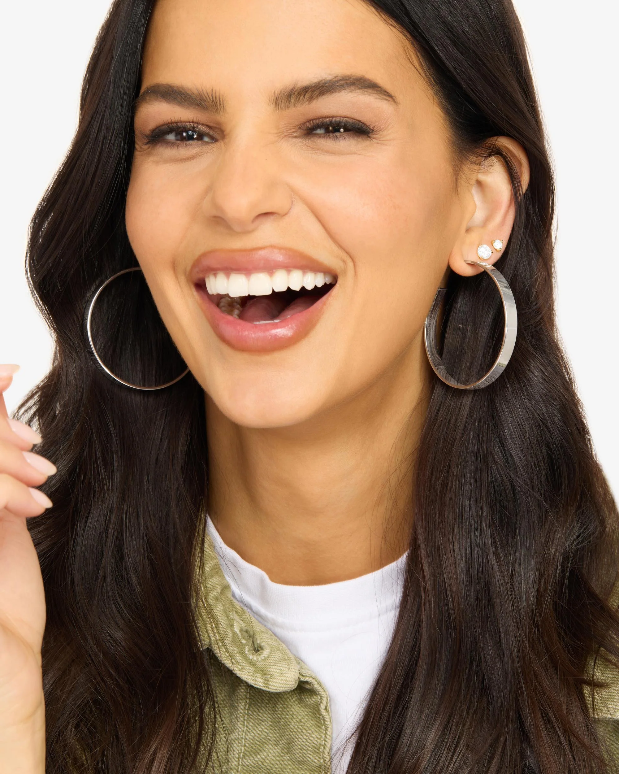 Atlas Hoops 2" - Silver - Image 2