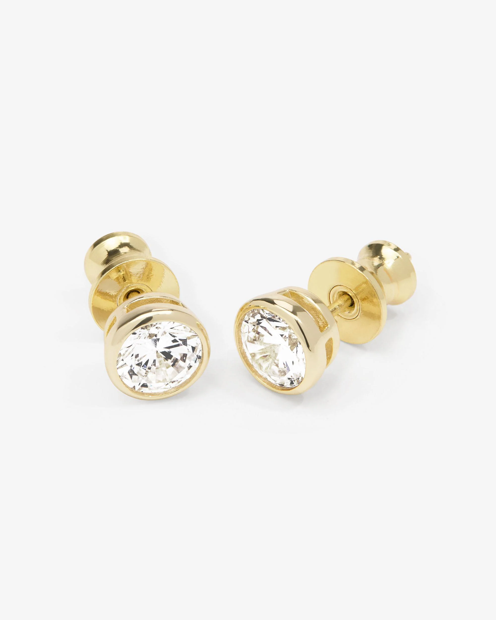 Baroness 6mm Studs - Gold|White Diamondettes - Image 3