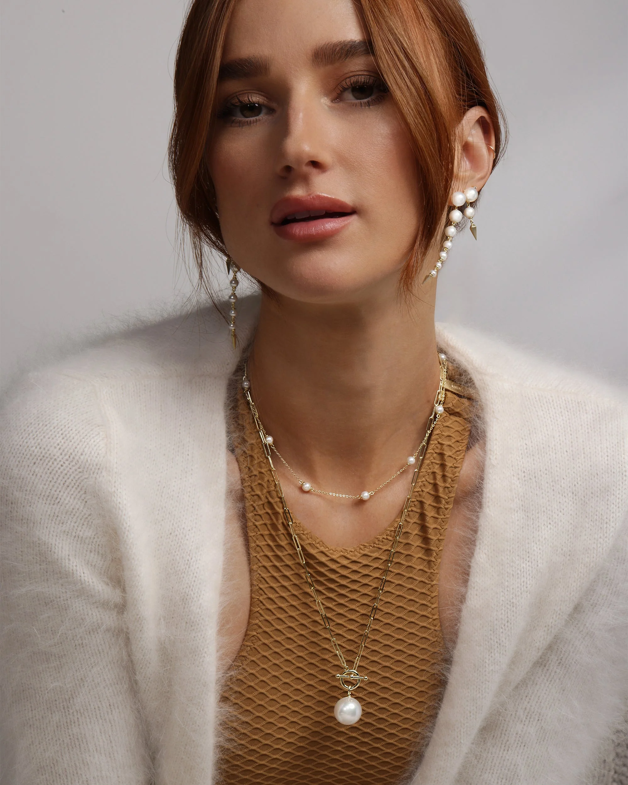 Life's A Ball Pearl Pendant Necklace - Gold - Image 5