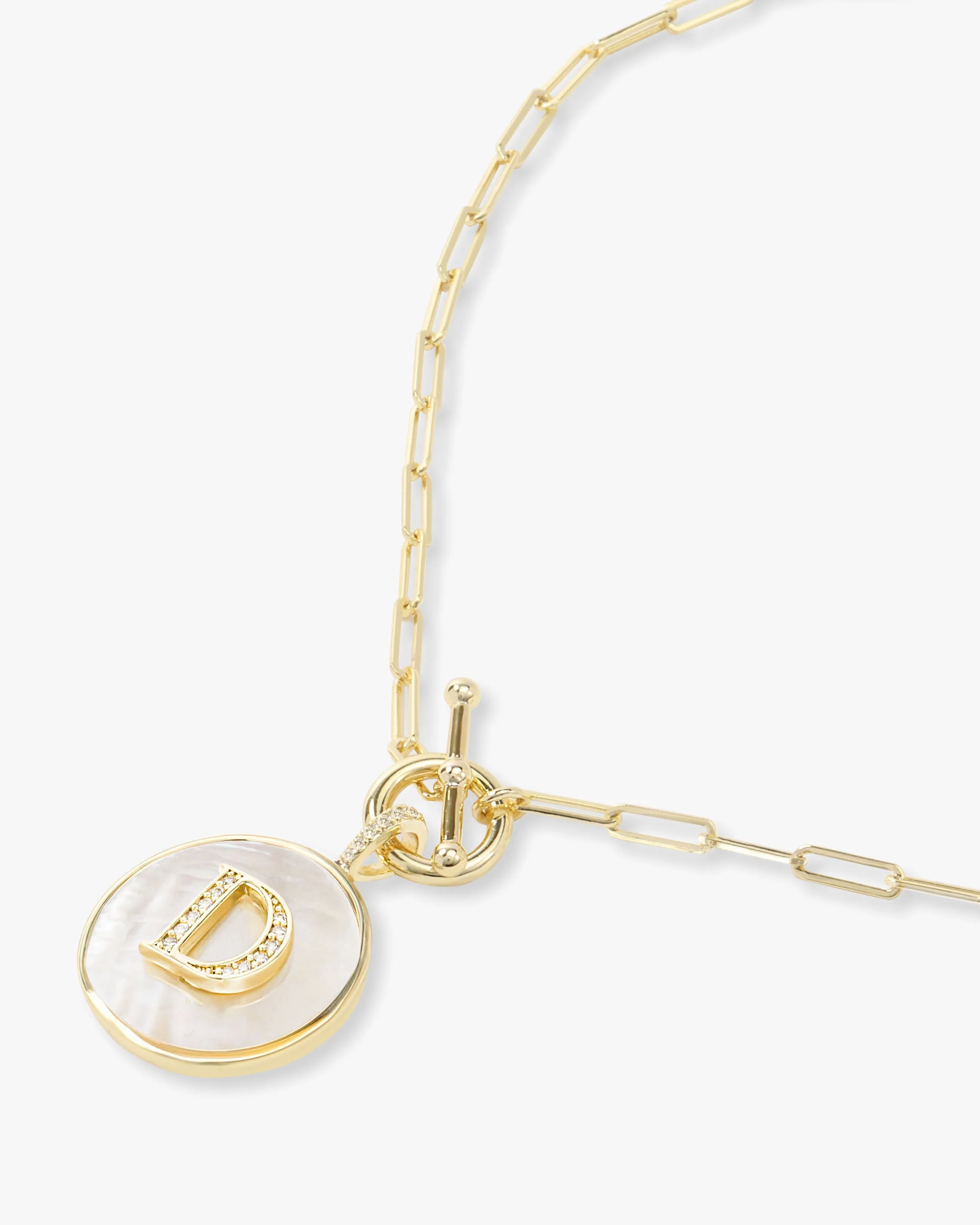 Love Letters Medallion Necklace 24mm - Gold - Image 31