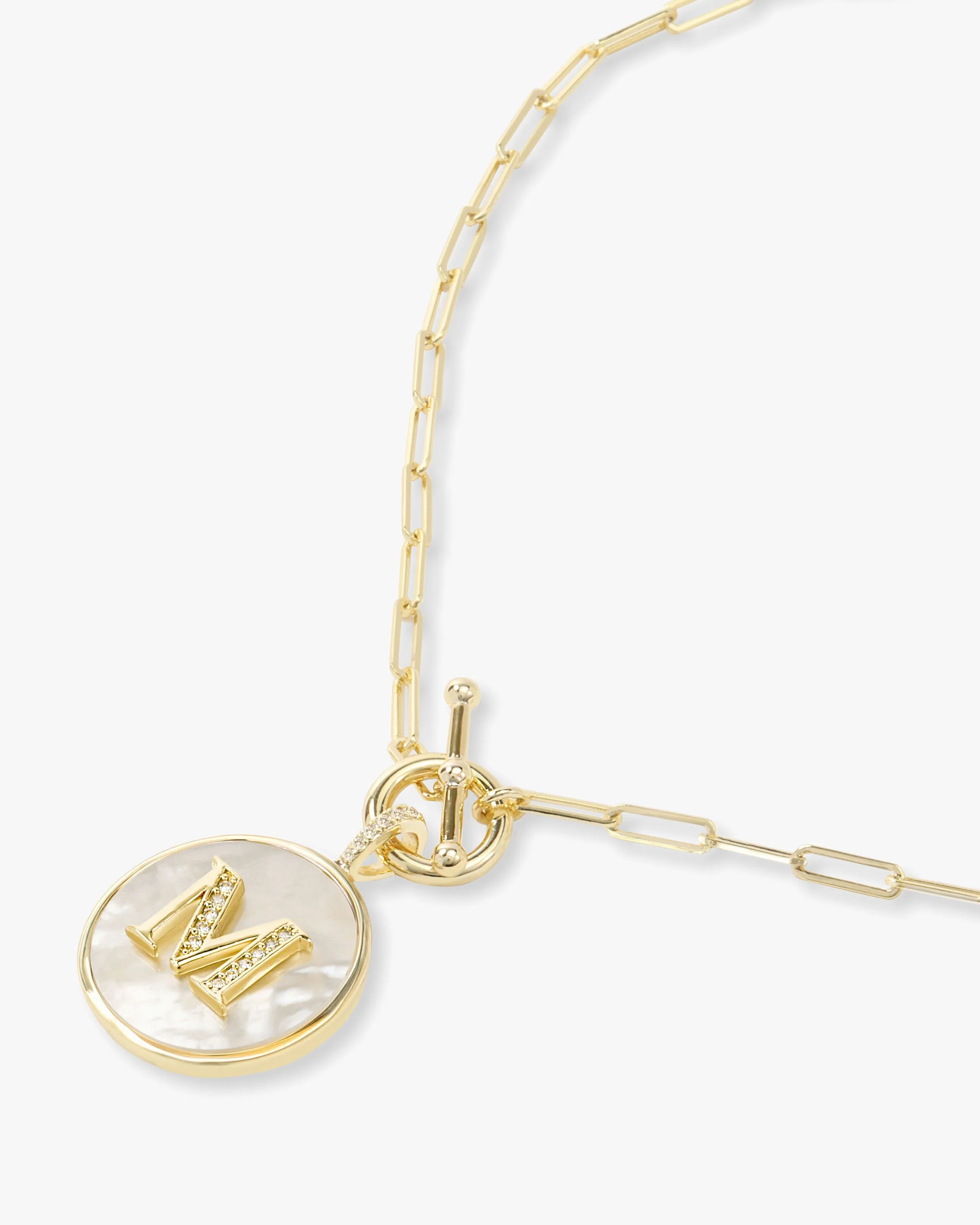 Love Letters Medallion Necklace 24mm - Gold - Image 40
