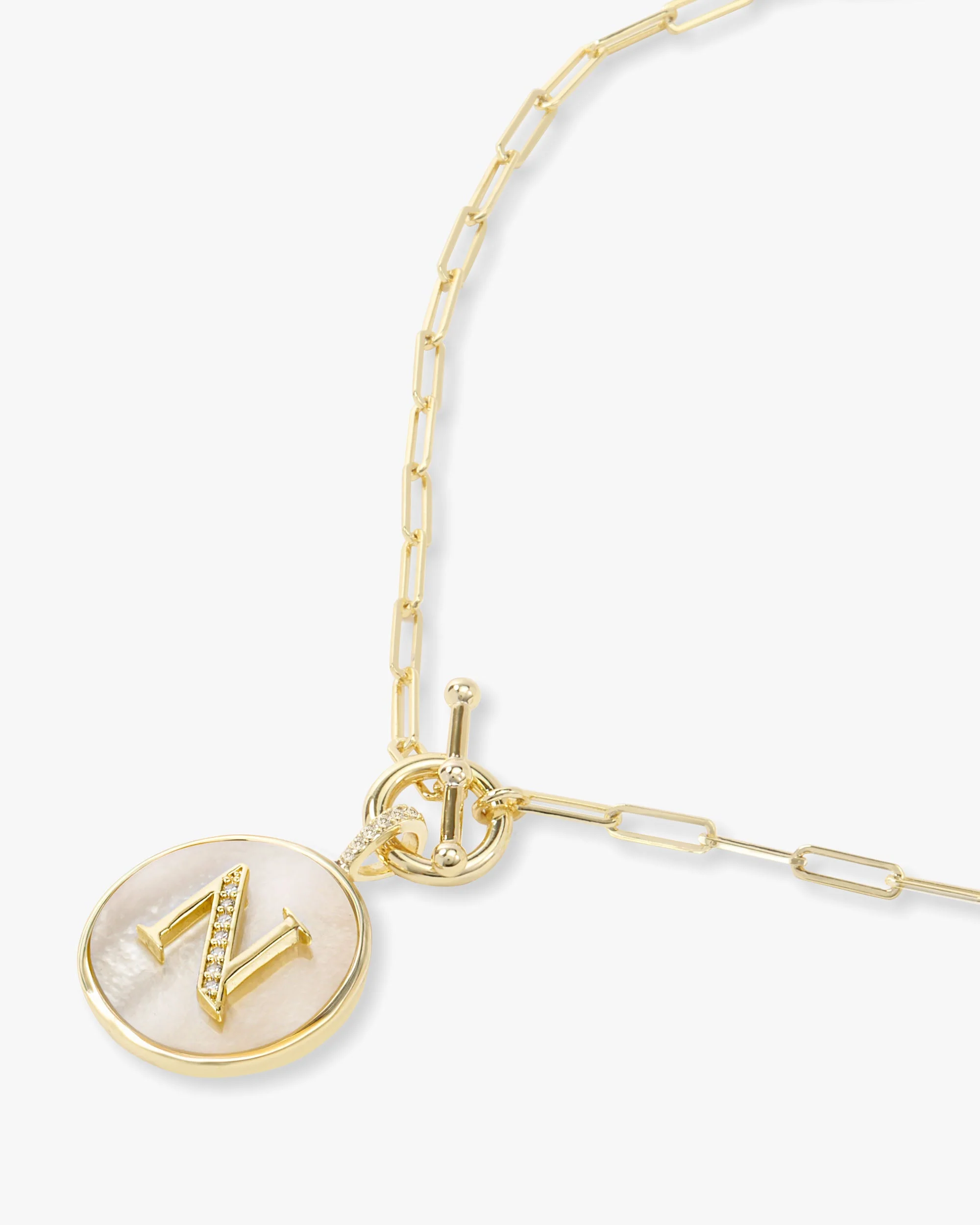 Love Letters Medallion Necklace 24mm - Gold - Image 41