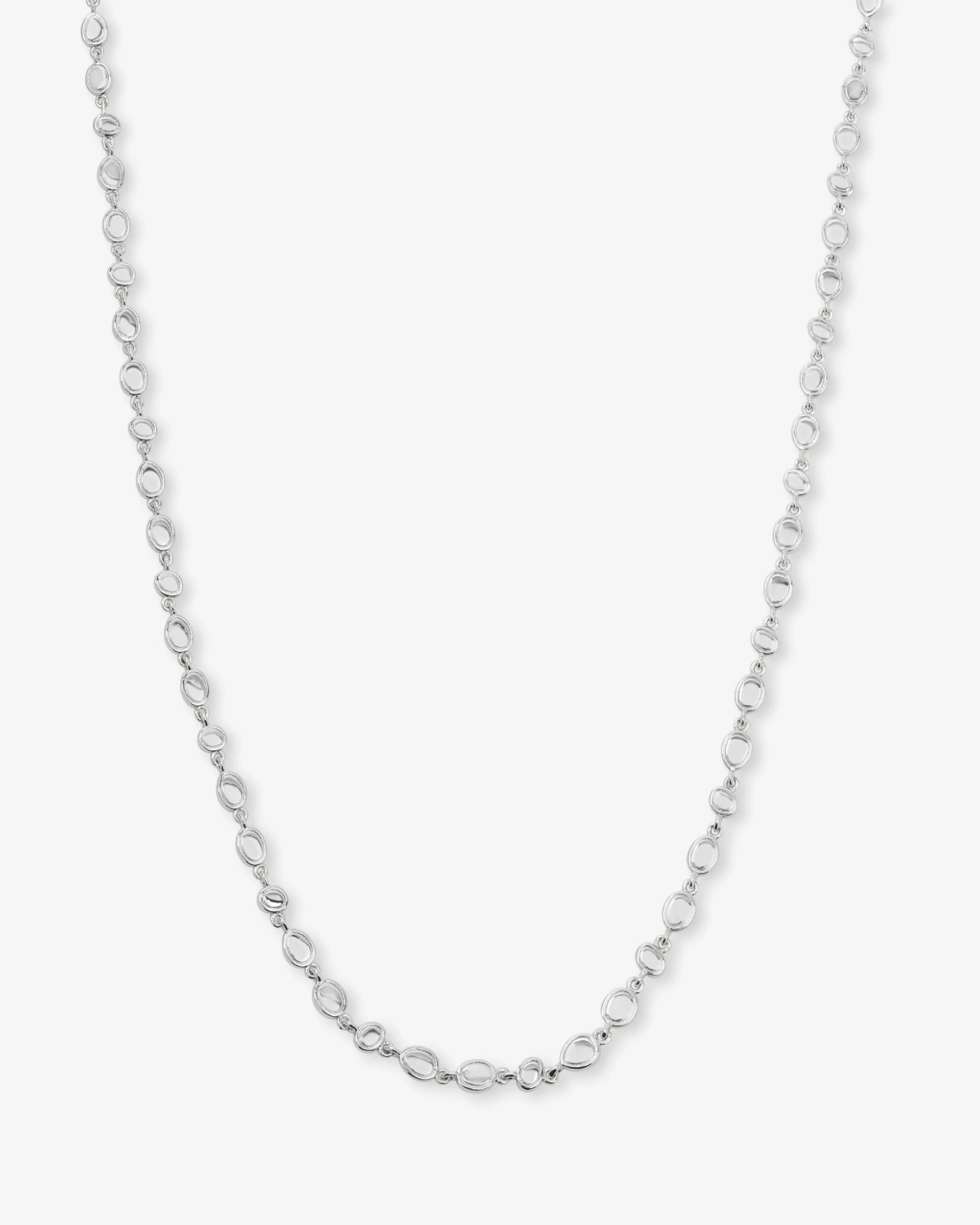 "She's A Natural" Infinity Necklace 4.7mm - Silver
