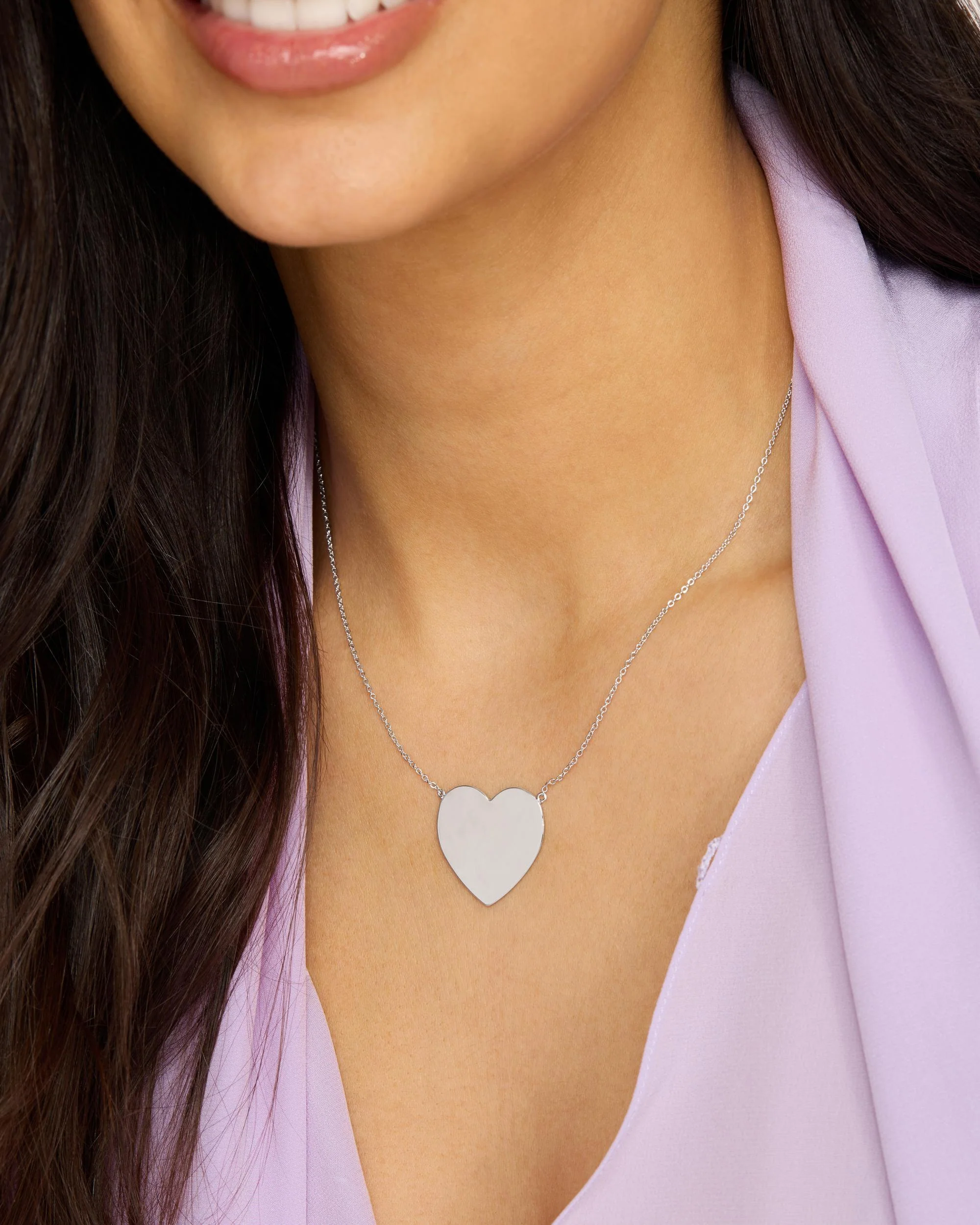 XL You Have My Heart Necklace - Silver - Image 2
