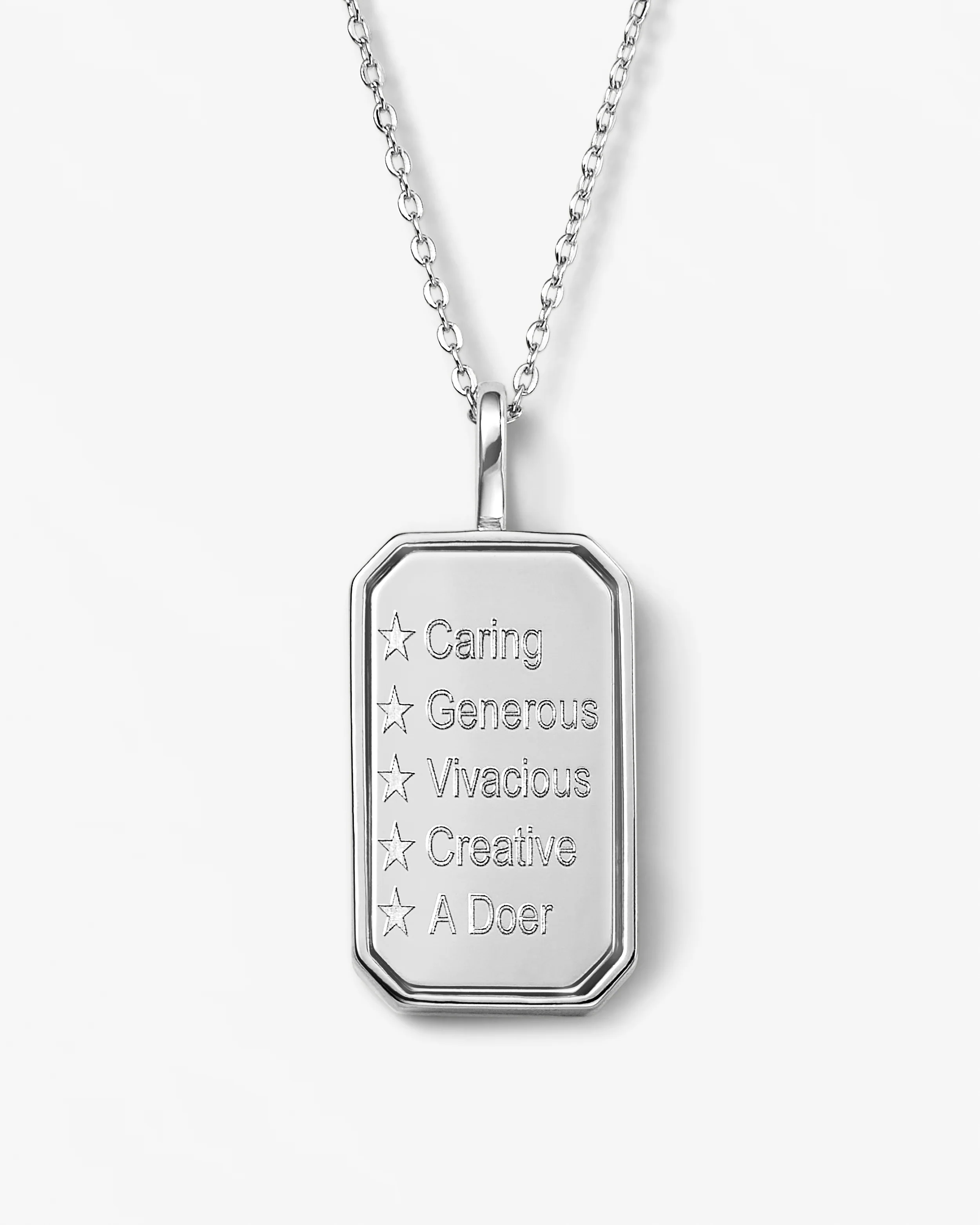 Zodiac Amulet Necklace - Silver - Image 29