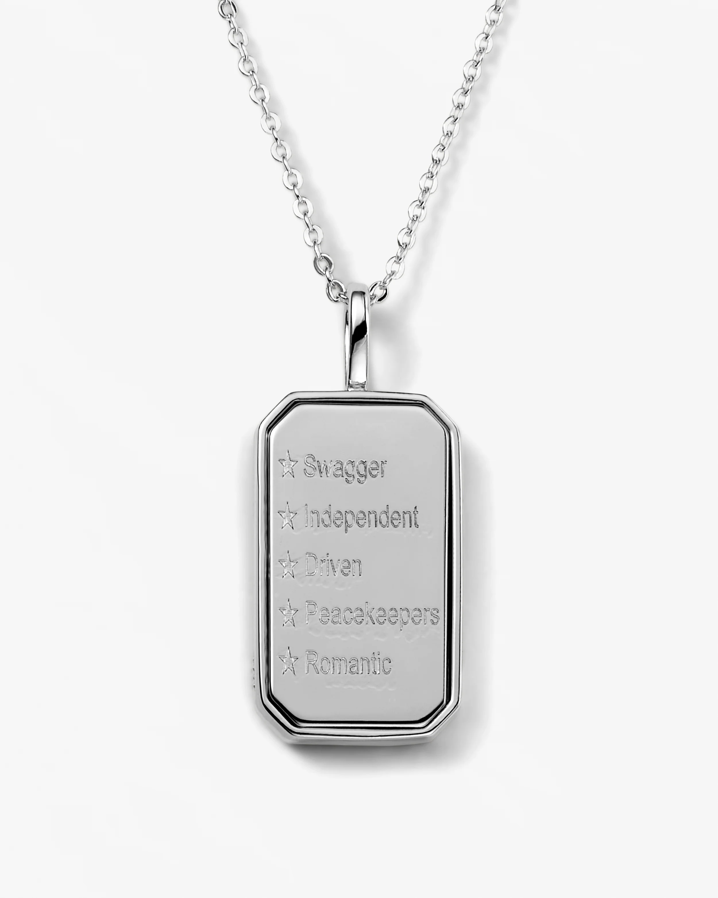 Zodiac Amulet Necklace - Silver - Image 36