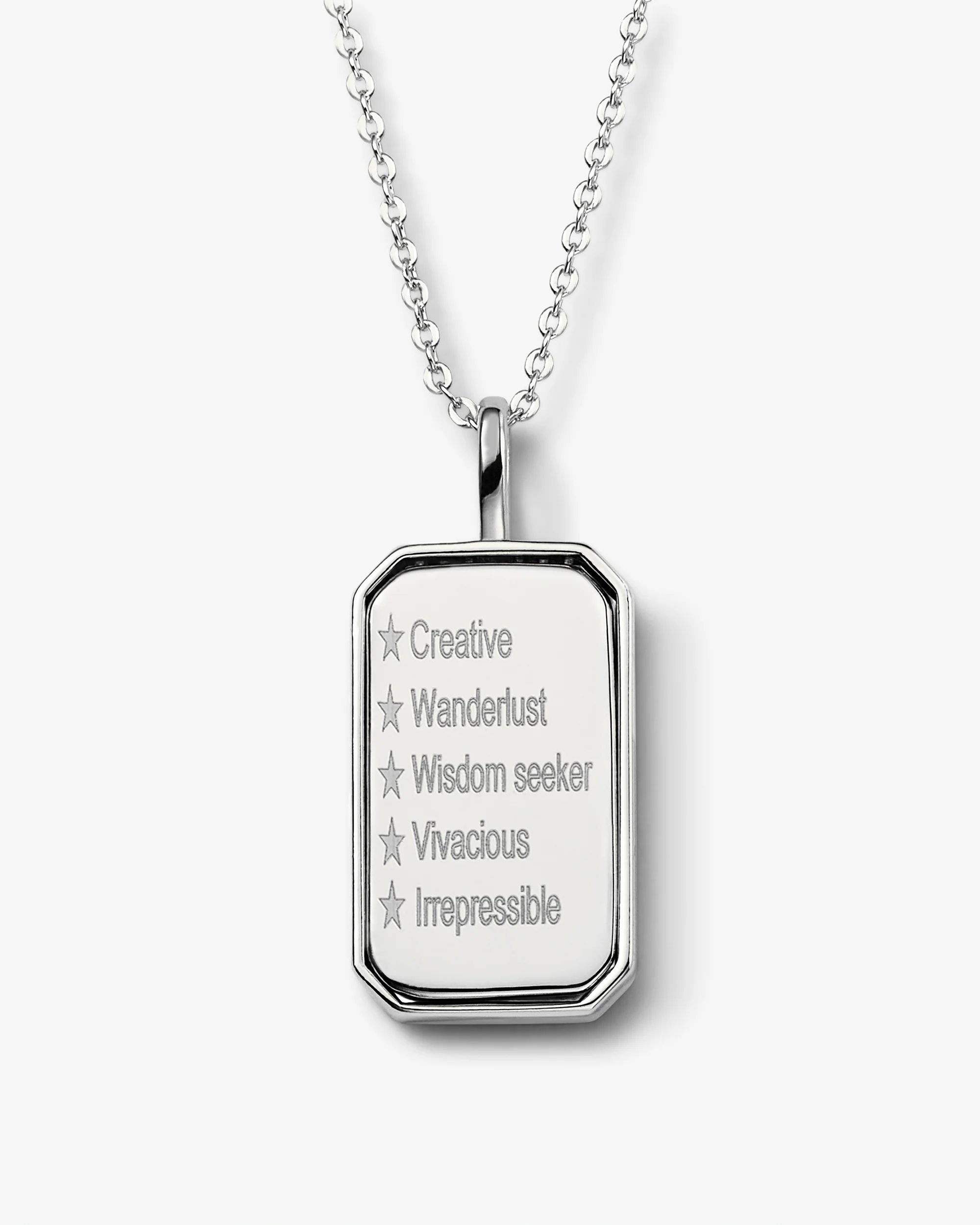 Zodiac Amulet Necklace - Silver - Image 37